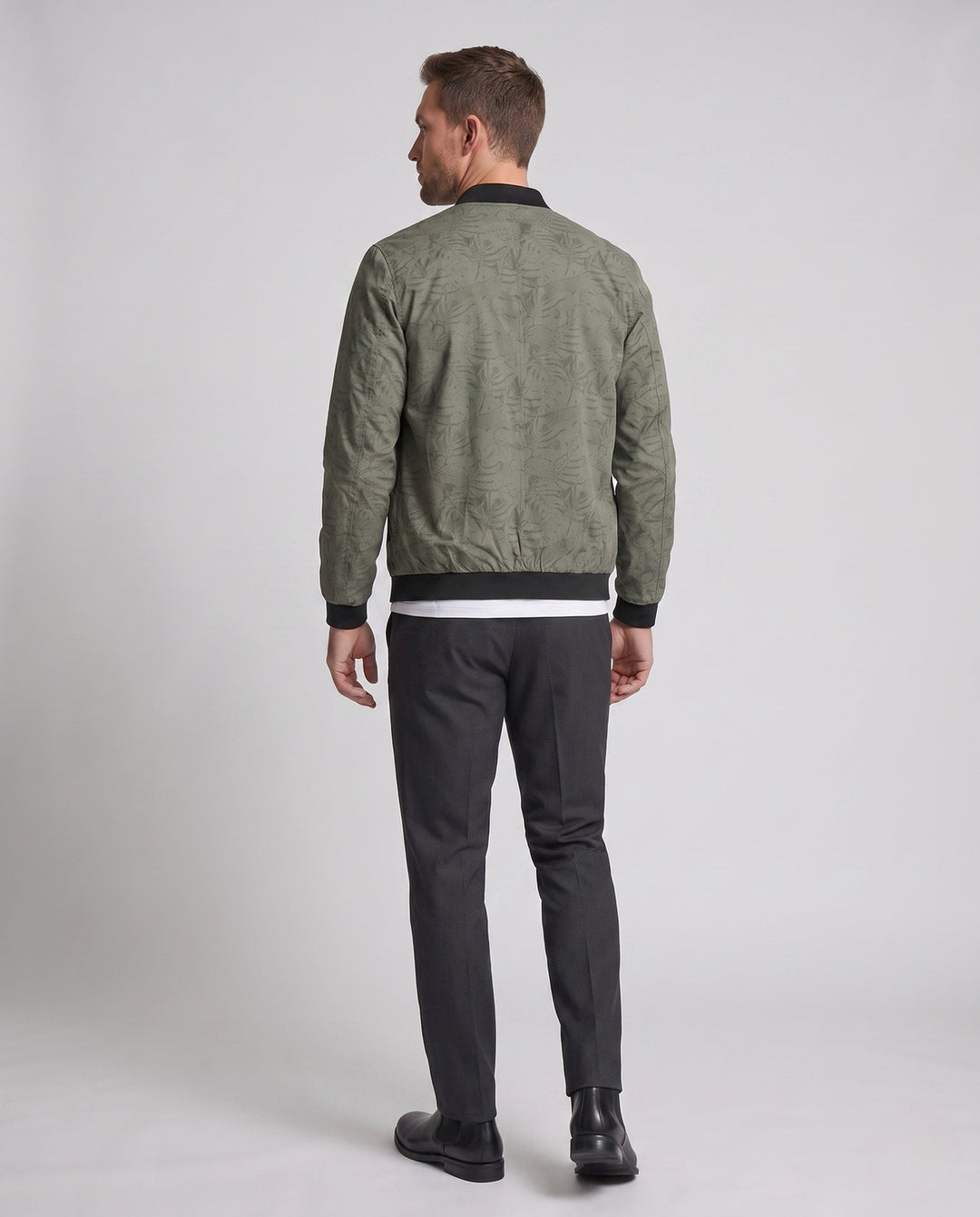 Men's Fashion Leisure Jacket with Exciting Structure Pattern Hudson & Parker
