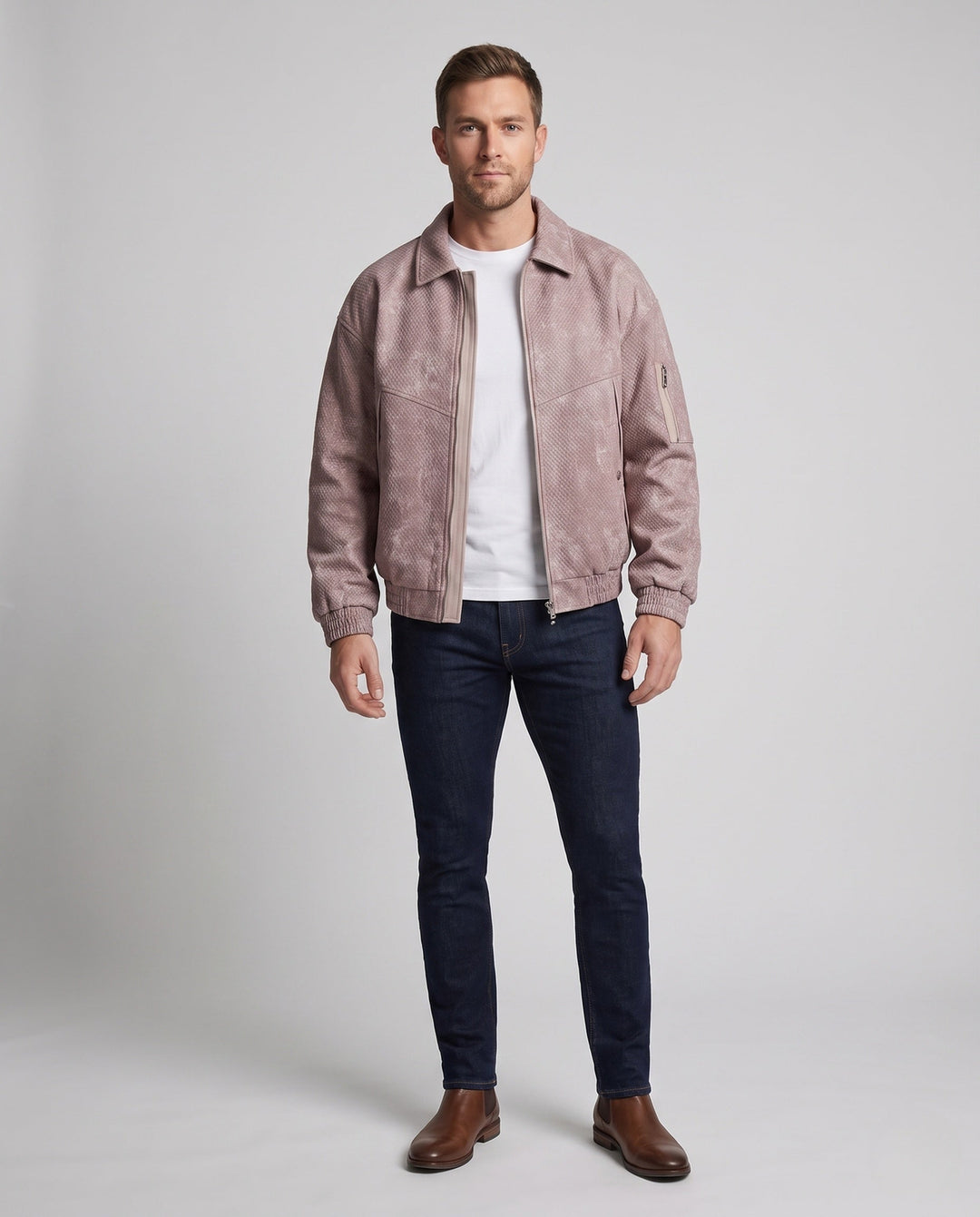 Men's Stylish Jacket with Textured Design Hudson & Parker