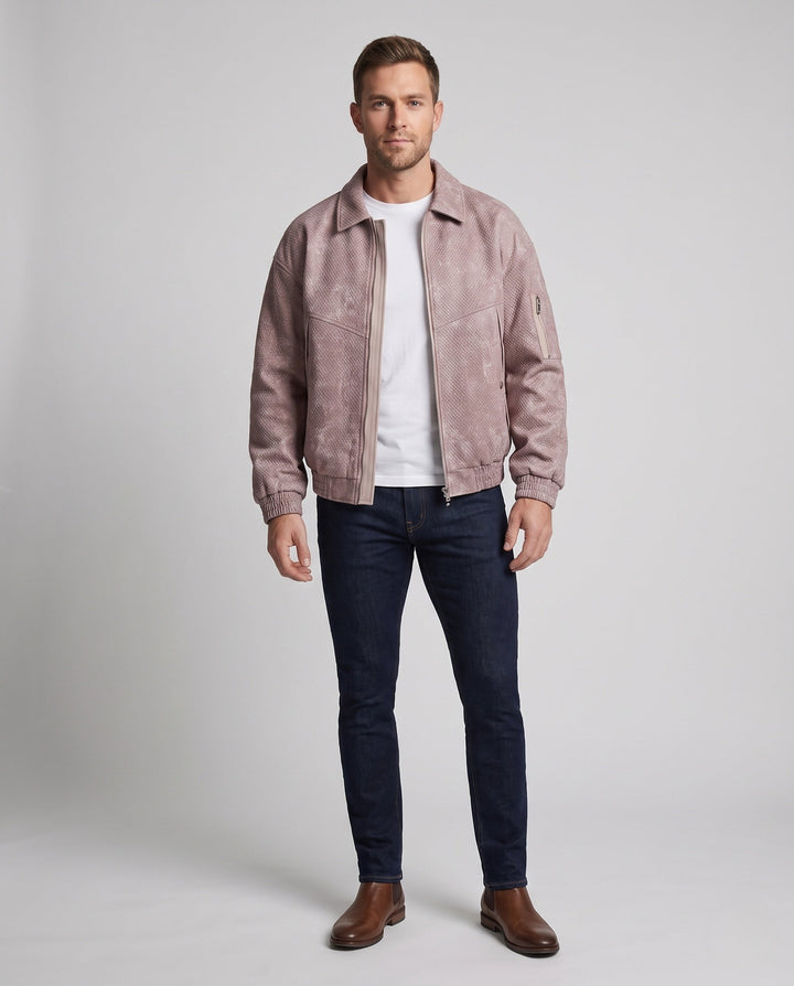 Men's Stylish Jacket with Textured Design Hudson & Parker