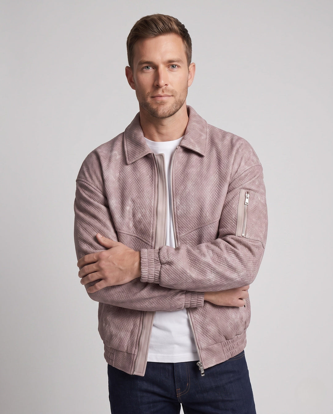 Men's Stylish Jacket with Textured Design Hudson & Parker