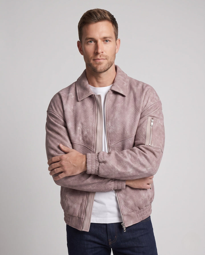 Men's Stylish Jacket with Textured Design Hudson & Parker