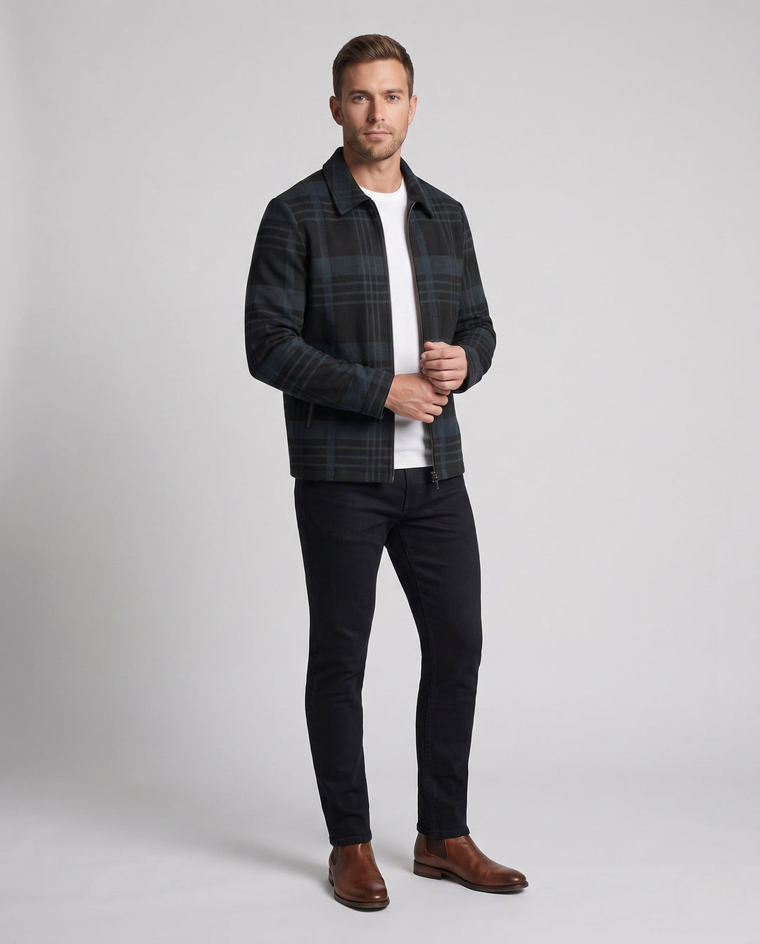 Men's Fashion Check Jacket Hudson & Parker
