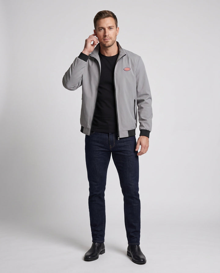 Men's Fashion Sports Jacket with High Pockets Hudson & Parker