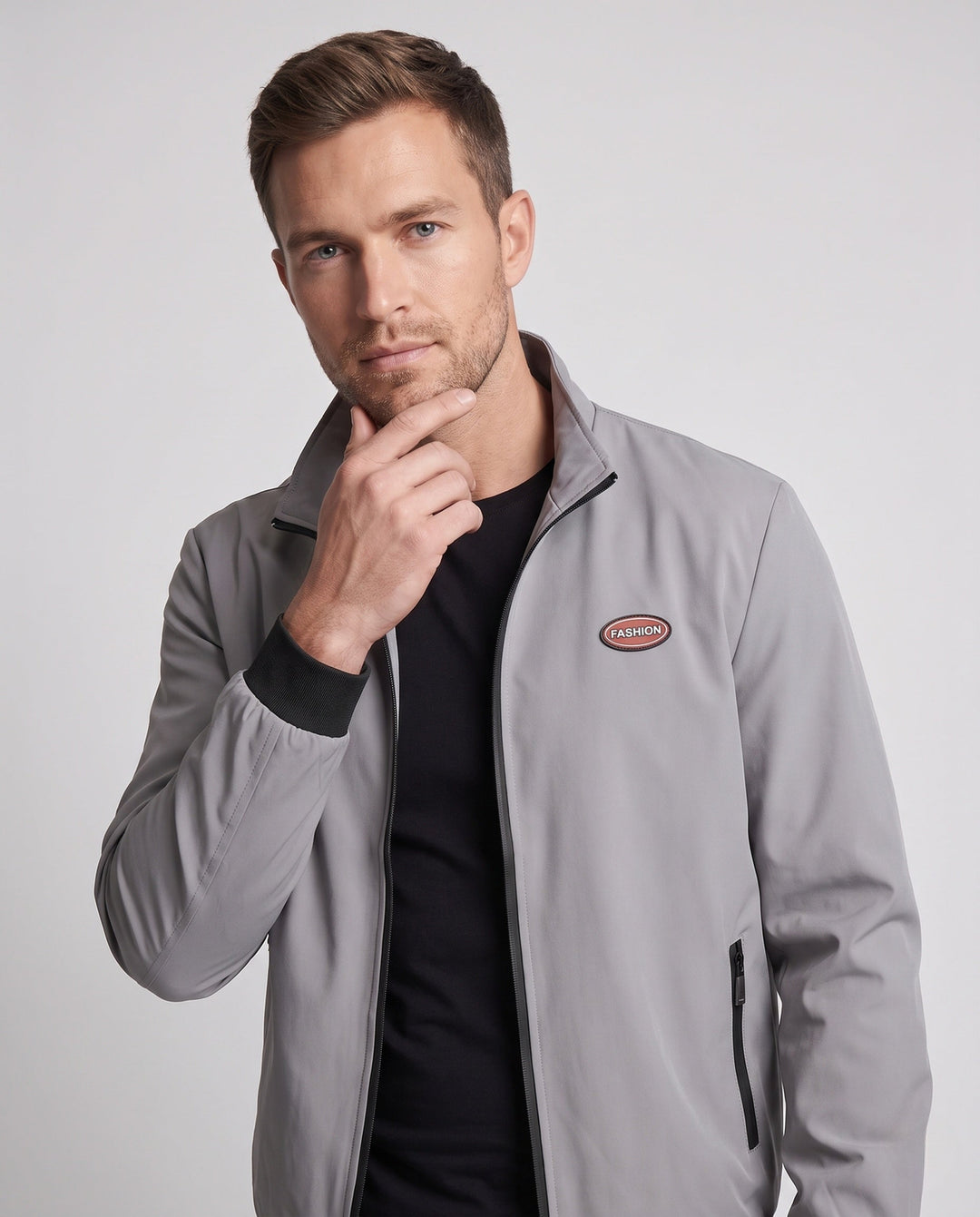 Men's Fashion Sports Jacket with High Pockets Hudson & Parker