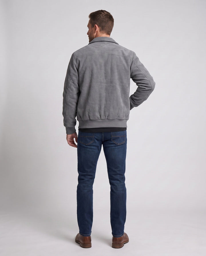 Men's Fashion Transitional Jacket made of Ripstop Material with Cozy Lining Hudson & Parker