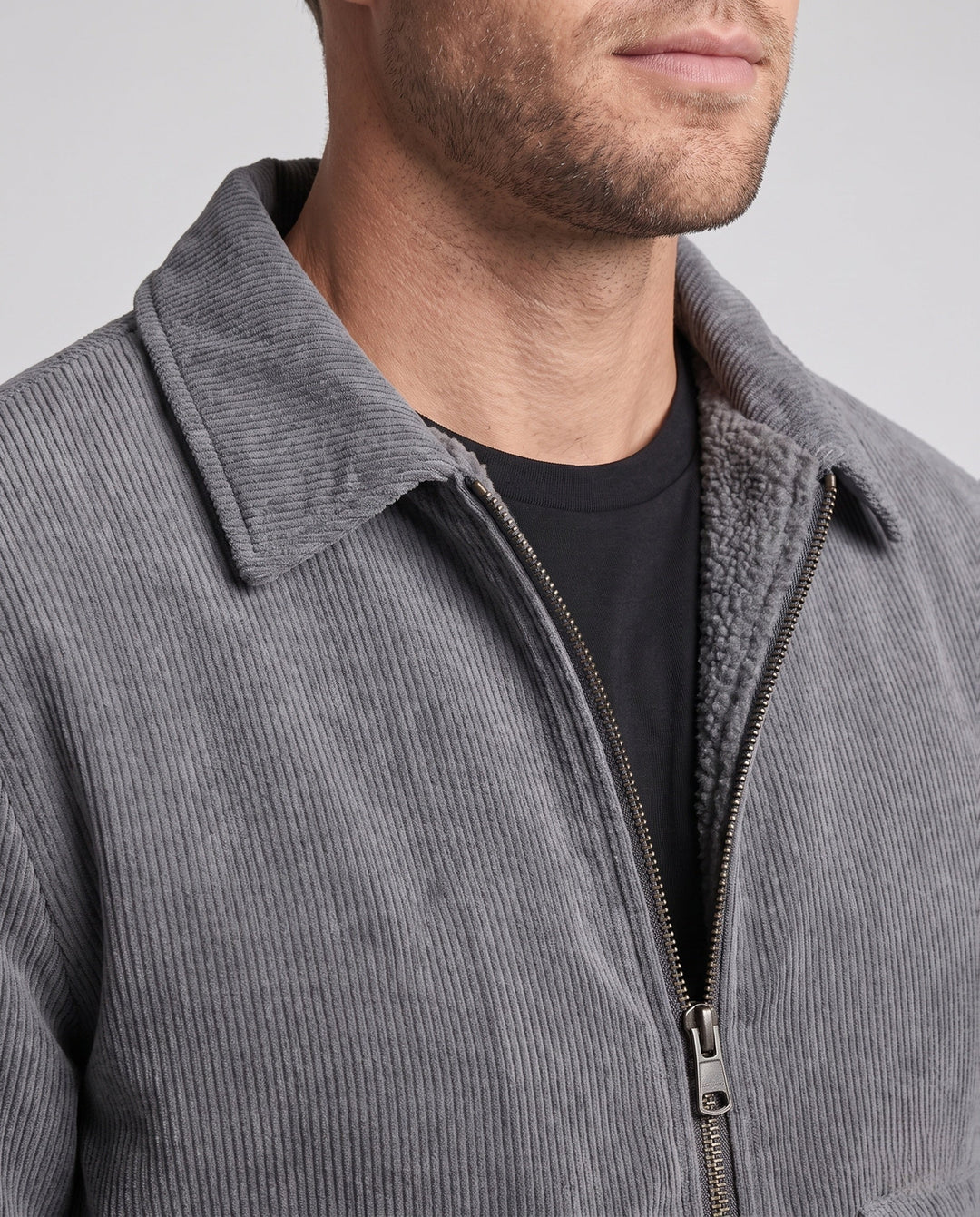 Men's Fashion Transitional Jacket made of Ripstop Material with Cozy Lining Hudson & Parker