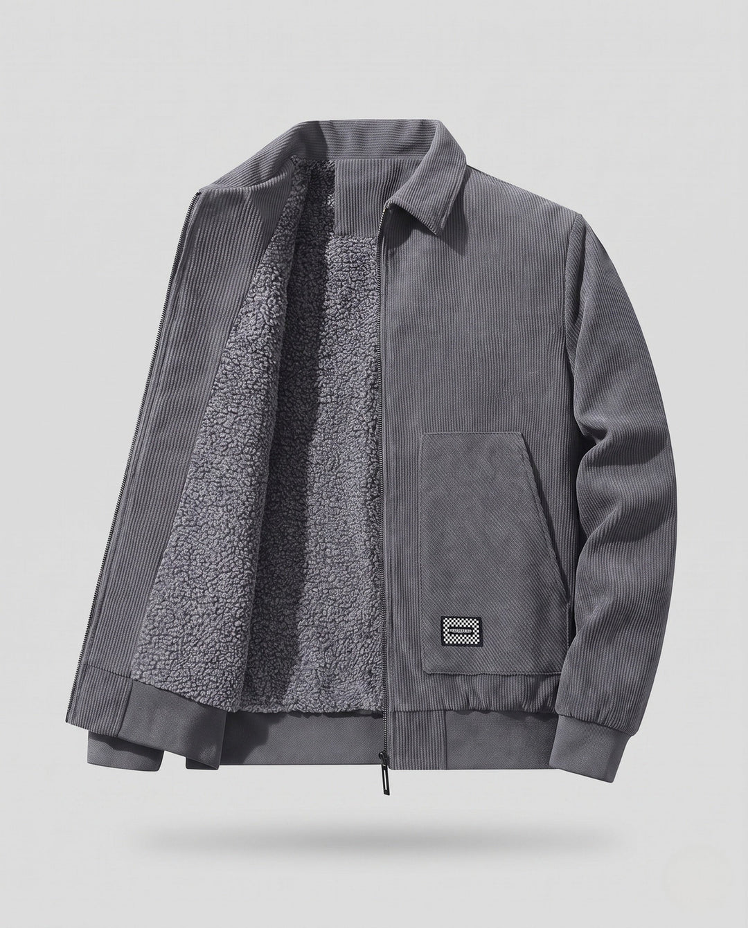 Men's Fashion Transitional Jacket made of Ripstop Material with Cozy Lining Hudson & Parker
