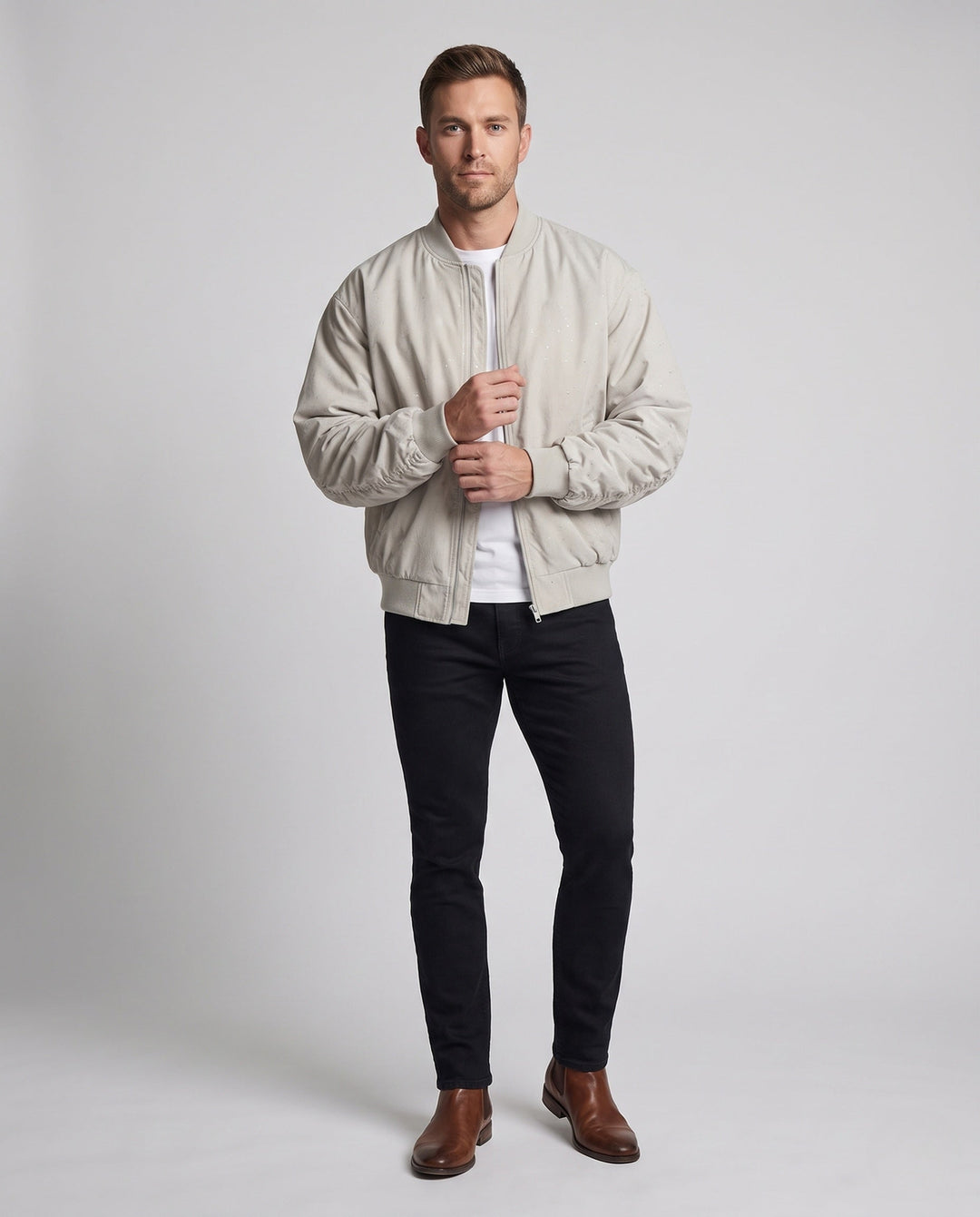 Men's Fashion Transitional Jacket in Sporty Style Hudson & Parker