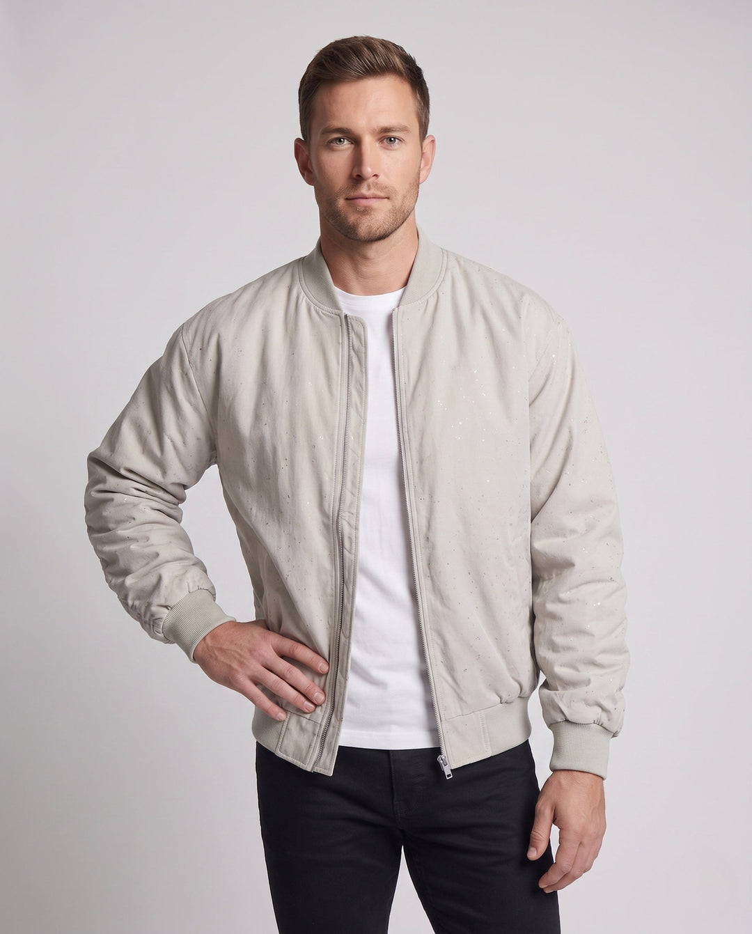 Men's Fashion Transitional Jacket in Sporty Style Hudson & Parker