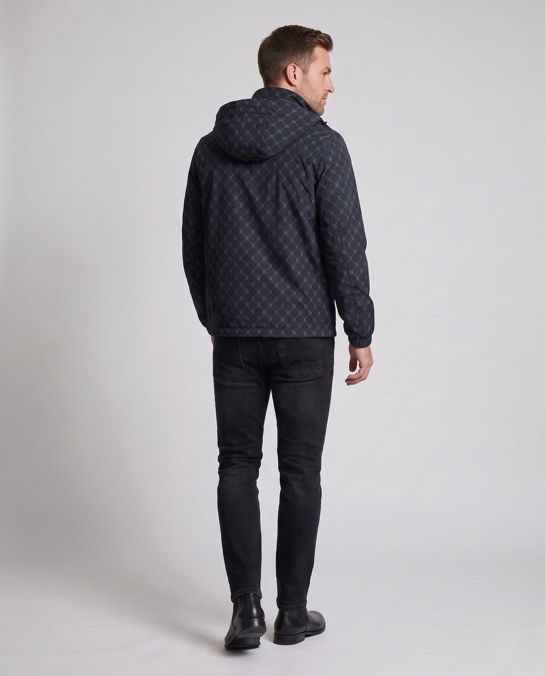 Men's Fashion Transitional Jacket with Graphic Pattern Hudson & Parker