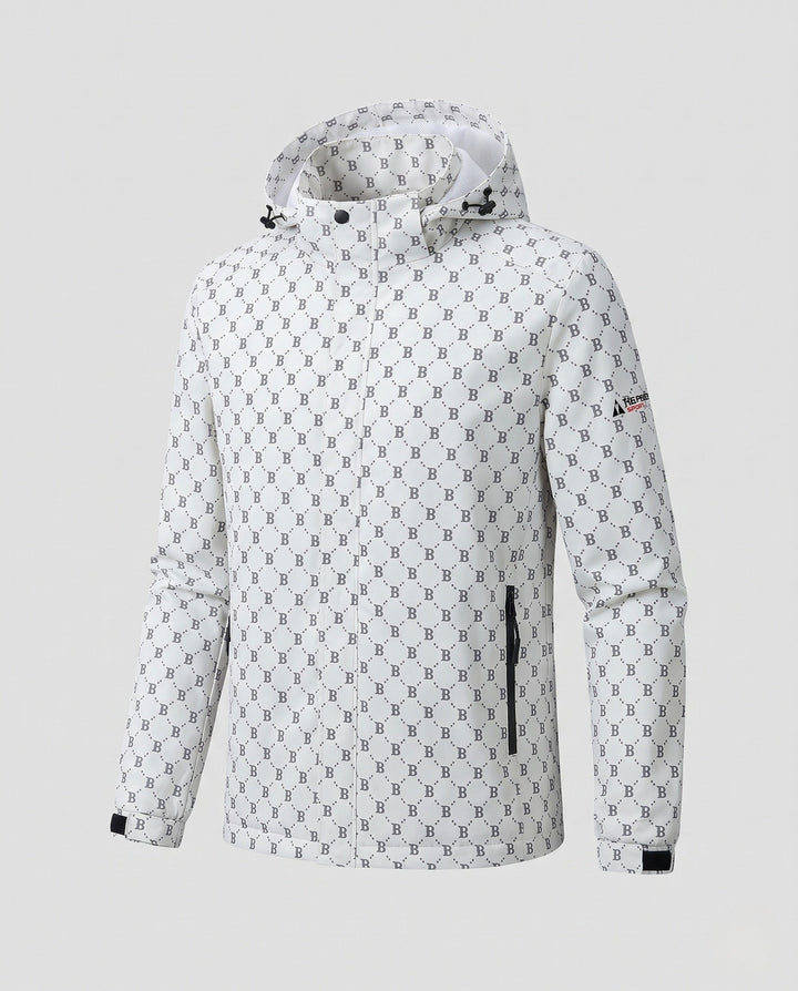 Men's Fashion Transitional Jacket with Graphic Pattern Hudson & Parker