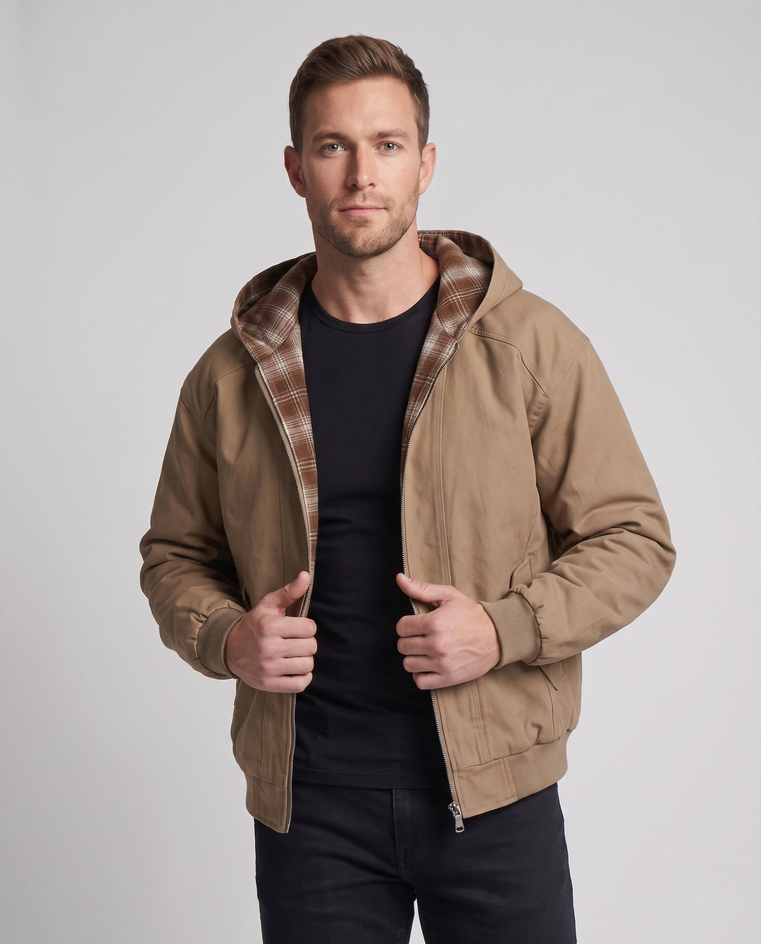 Men's Fashionable Transition Jacket with High Functionality Hudson & Parker