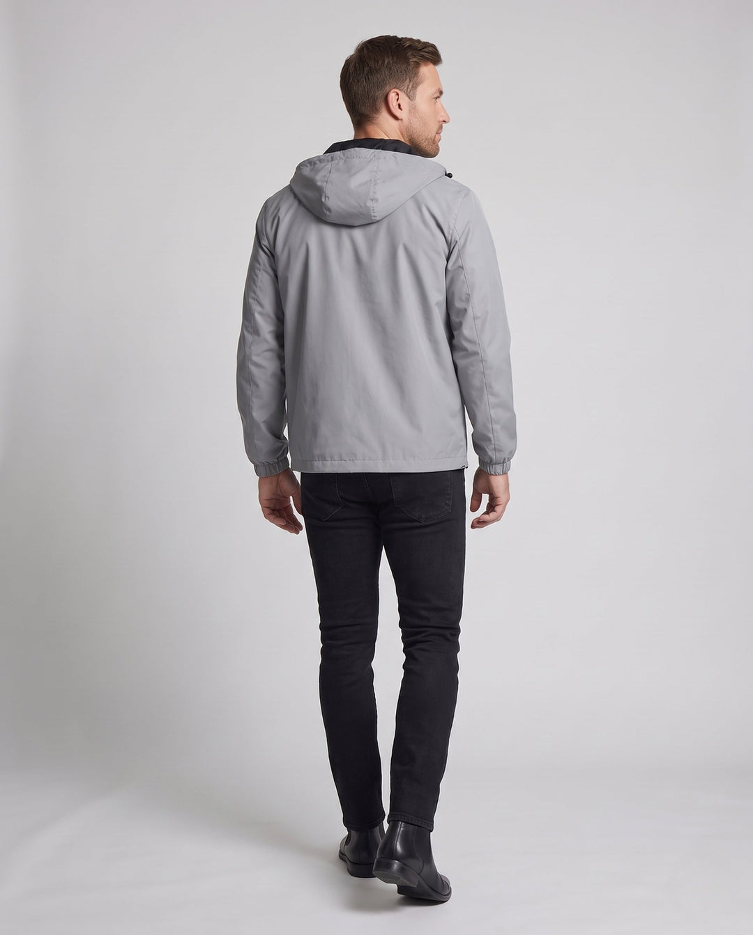 Men's Fashion Transitional Jacket with Hood Hudson & Parker