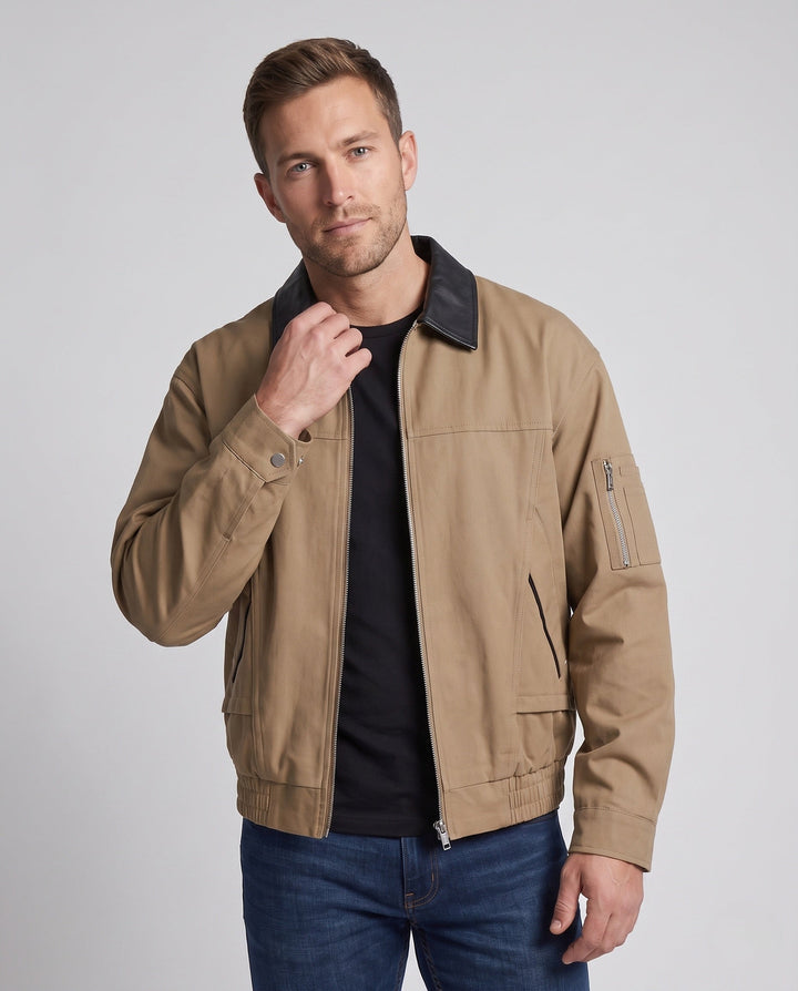 Men's Fashion Transitional Jacket with Casual Cut Hudson & Parker