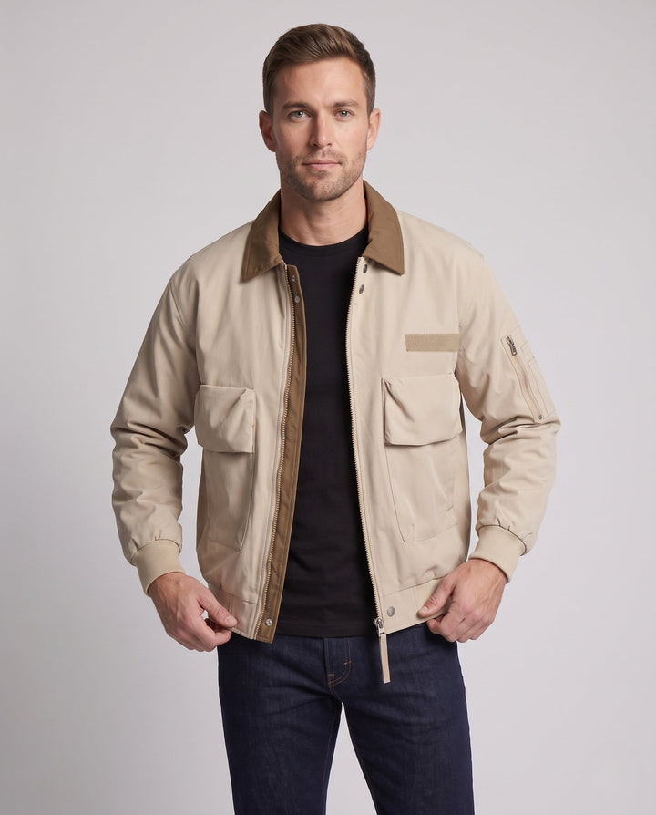 Men's Stylish Transitional Jacket with Practical Pockets Hudson & Parker