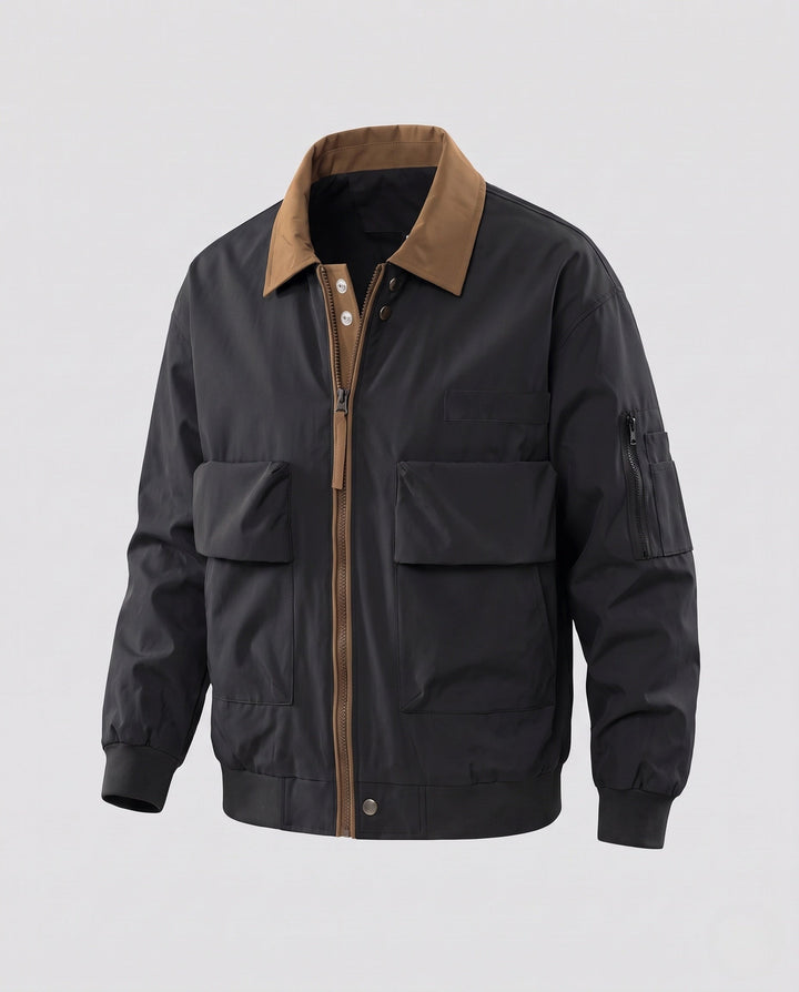 Men's Stylish Transitional Jacket with Practical Pockets Hudson & Parker