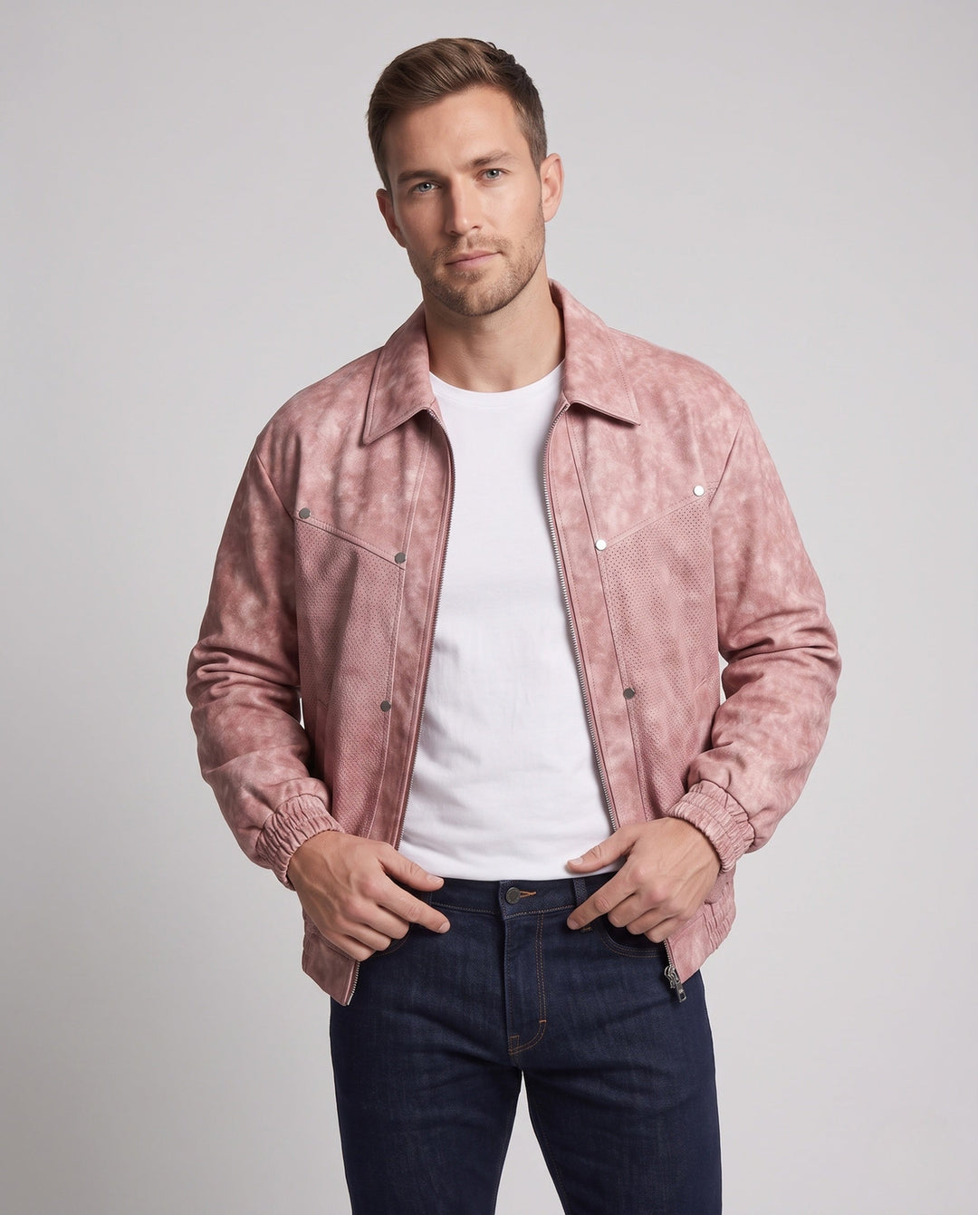 Men's Stylish and Durable Suede Jacket Hudson & Parker