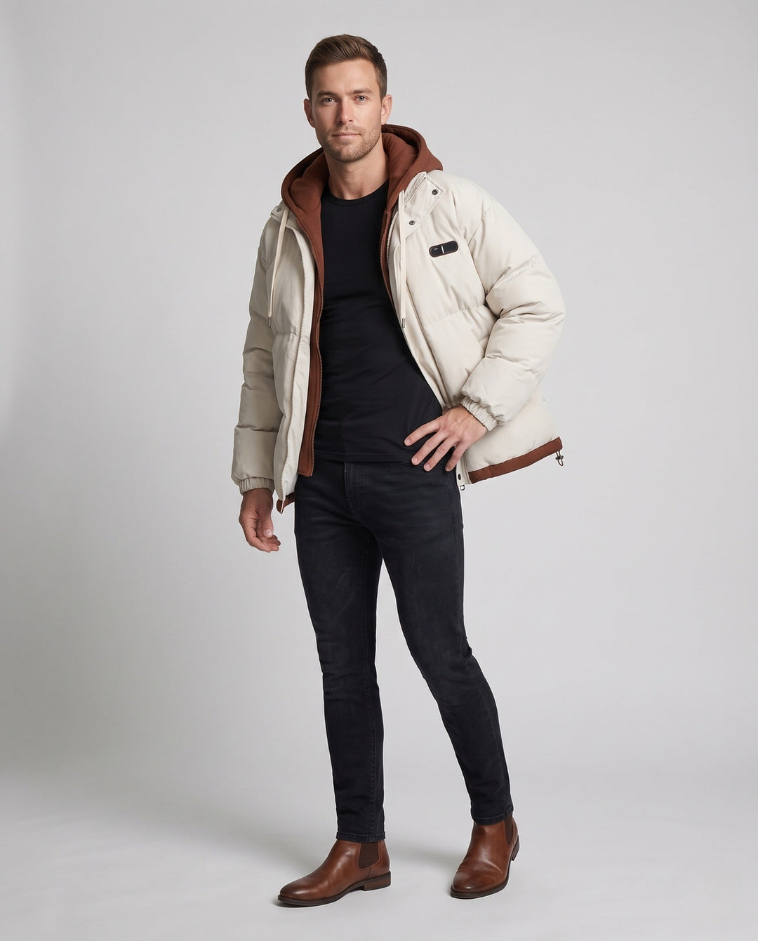 Men's stylish and warm down jacket Hudson & Parker