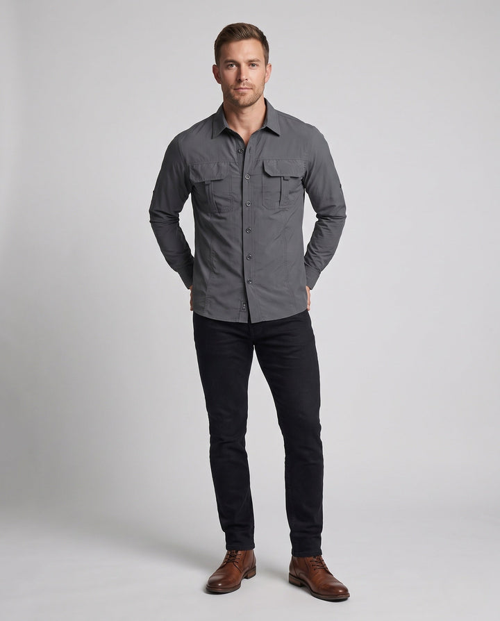 Men's Multifunctional Outdoor Shirt Jacket Hudson & Parker