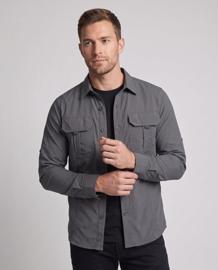 Men's Multifunctional Outdoor Shirt Jacket Hudson & Parker