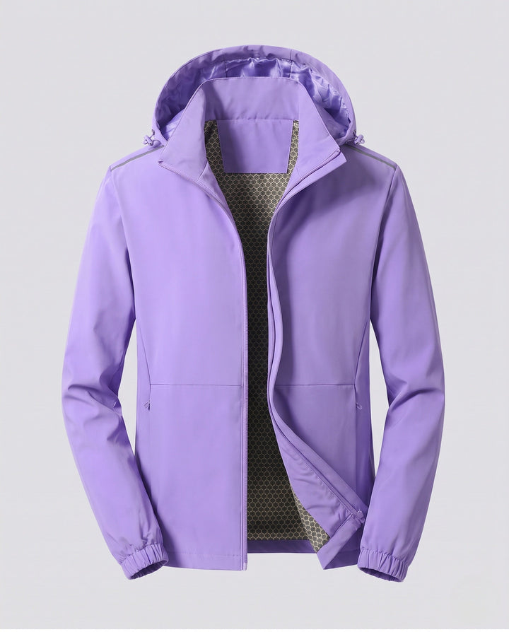 Men's Multifunctional Outdoor Jacket with Adjustable Hood Design Hudson & Parker