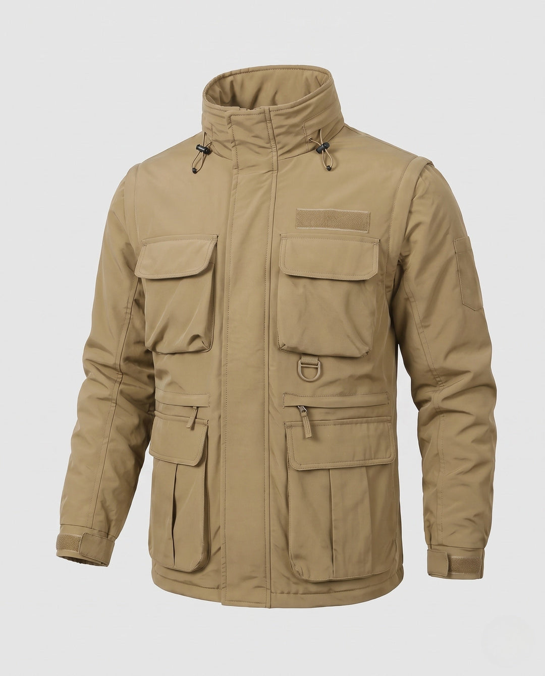 Men's Multifunctional Outdoor Jacket with Numerous Pockets Hudson & Parker