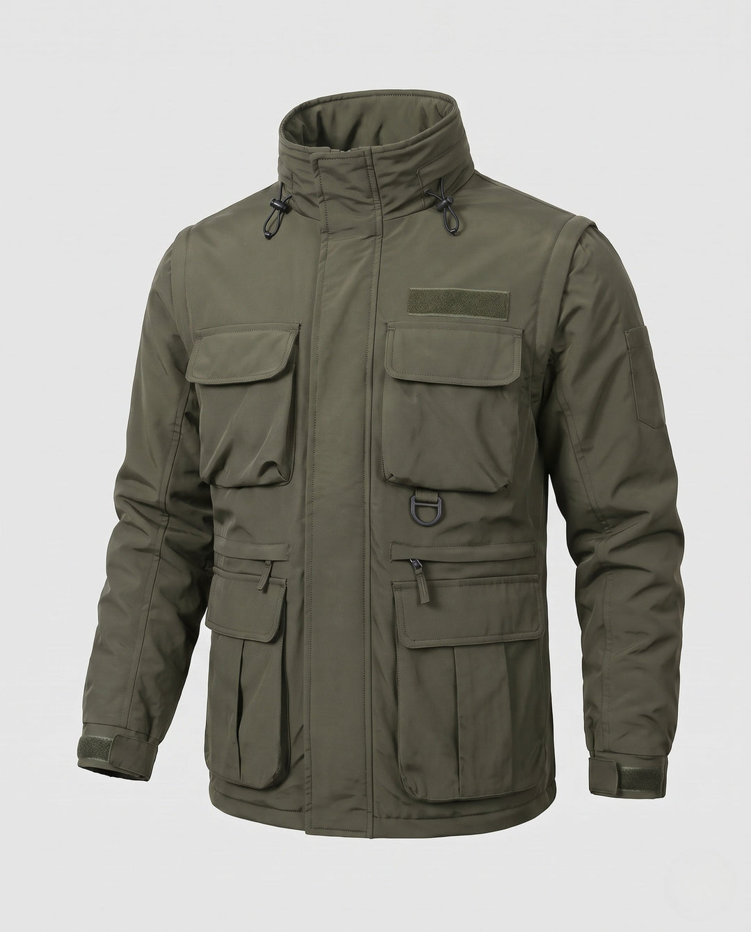 Men's Multifunctional Outdoor Jacket with Numerous Pockets Hudson & Parker