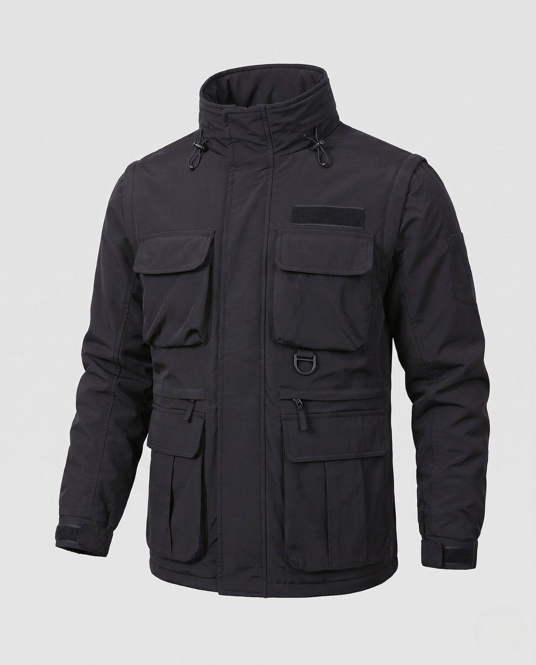 Men's Multifunctional Outdoor Jacket with Numerous Pockets Hudson & Parker