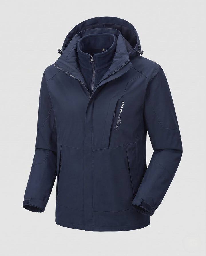 Men's Multifunctional Rain Jacket Hudson & Parker