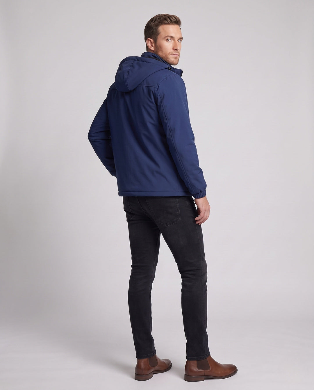 Men's Practical Transitional Jacket with Warm Lining Hudson & Parker