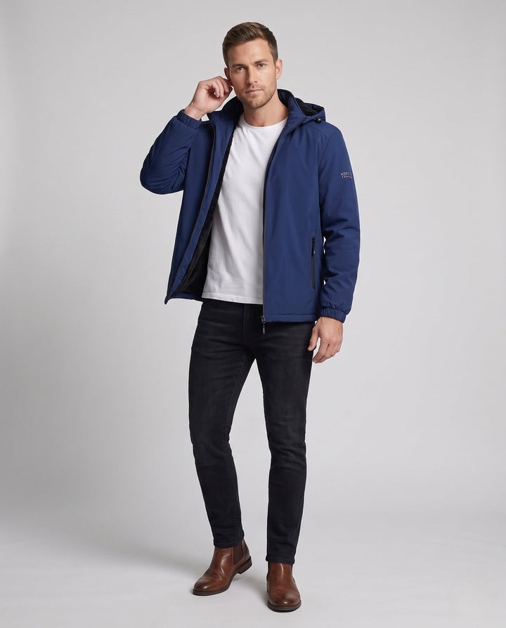 Men's Practical Transitional Jacket with Warm Lining Hudson & Parker