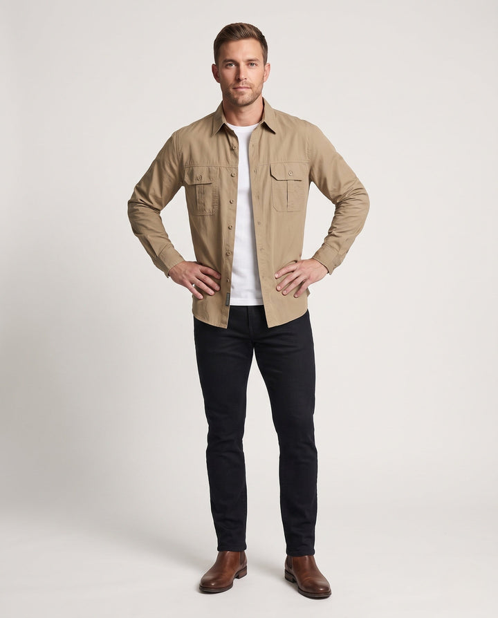 Men's Practical Utility Shirt Jacket Hudson & Parker