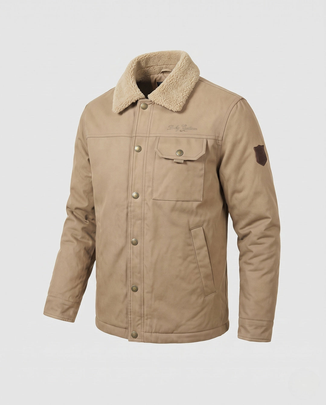 Men's Practical Utility Jacket with Fleece Collar Hudson & Parker