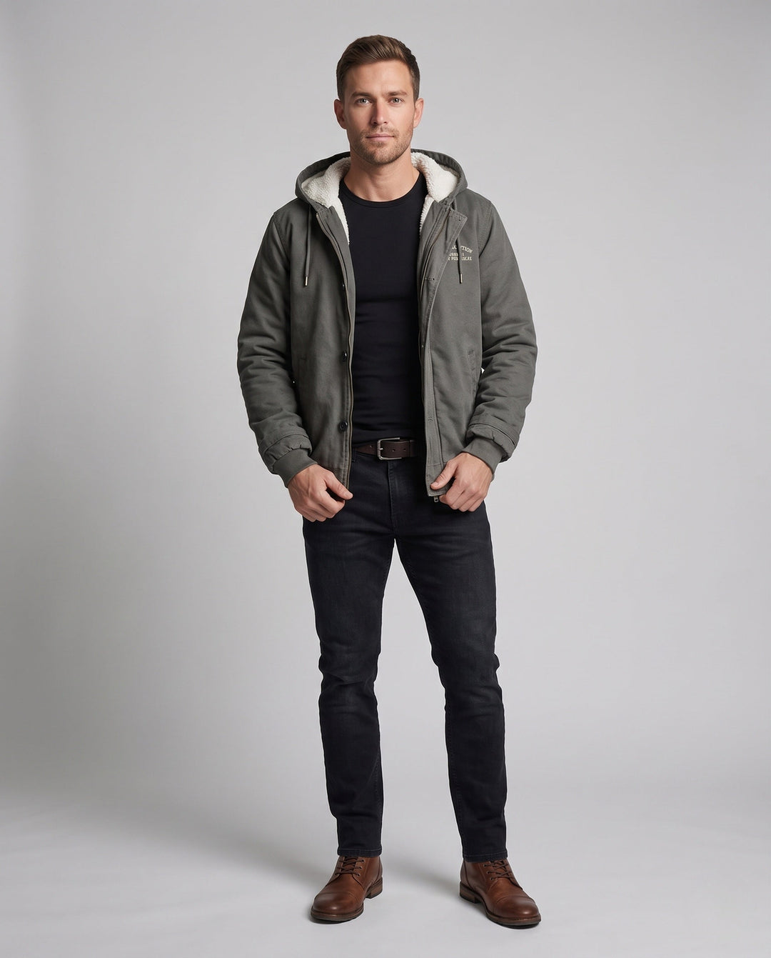 Men's Robust Transition Jacket with Teddy Lining Hudson & Parker