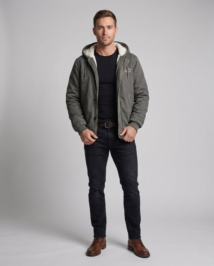 Men's Robust Transition Jacket with Teddy Lining Hudson & Parker