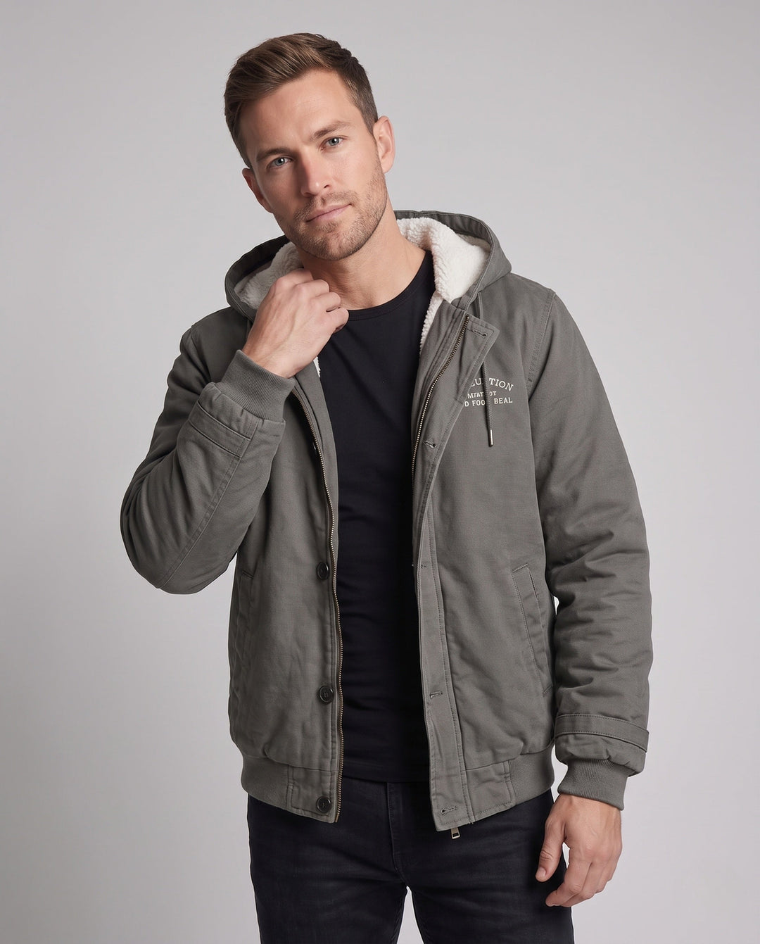 Men's Robust Transition Jacket with Teddy Lining Hudson & Parker