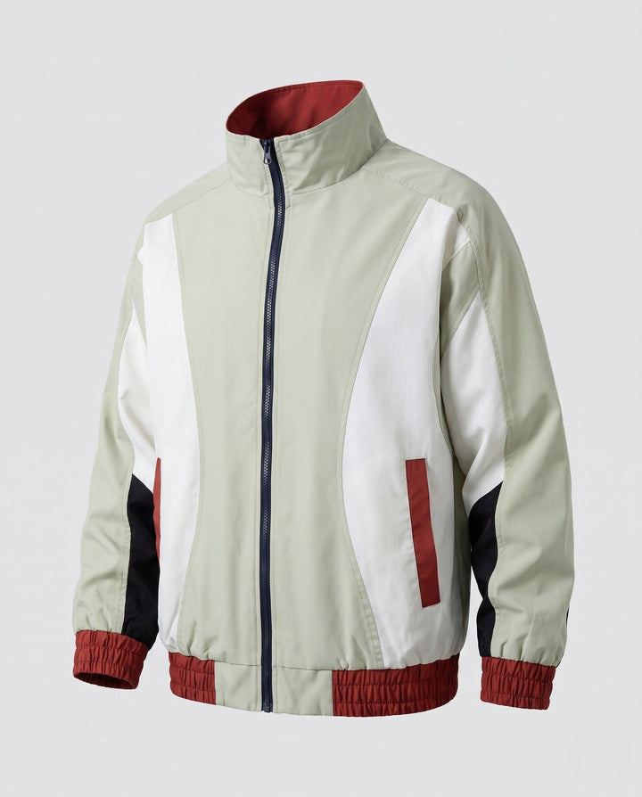 Men's sports jacket with high collar and elastic cuffs Hudson & Parker
