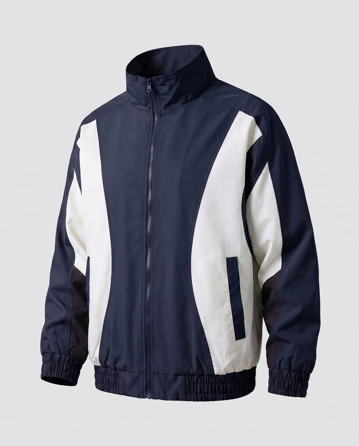Men's sports jacket with high collar and elastic cuffs Hudson & Parker