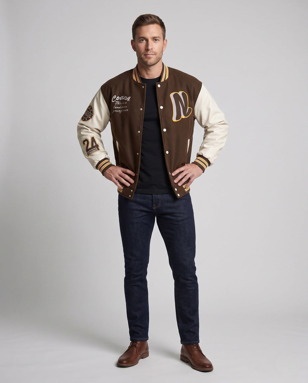 Men's Sporty College Jacket Hudson & Parker