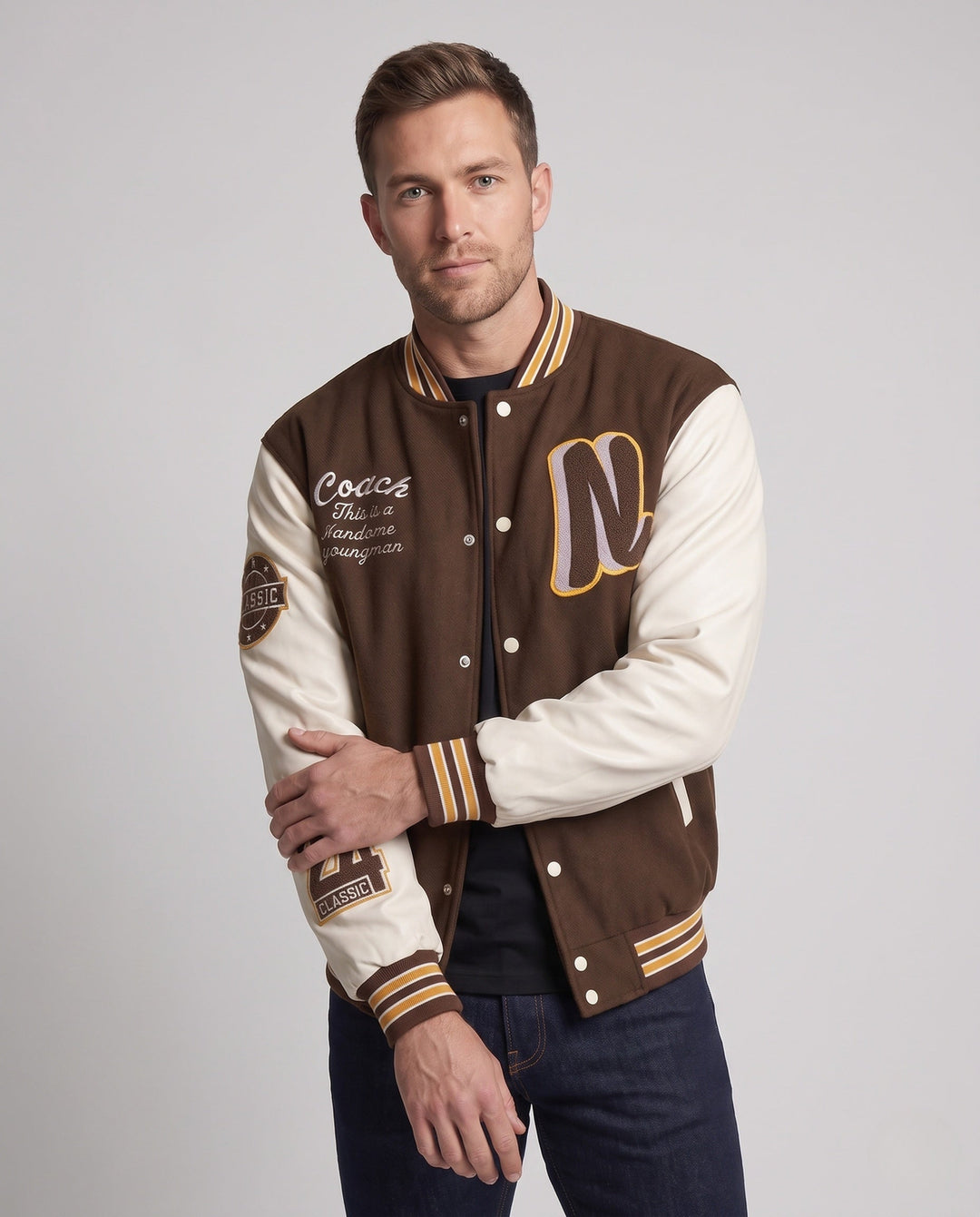 Men's Sporty College Jacket Hudson & Parker