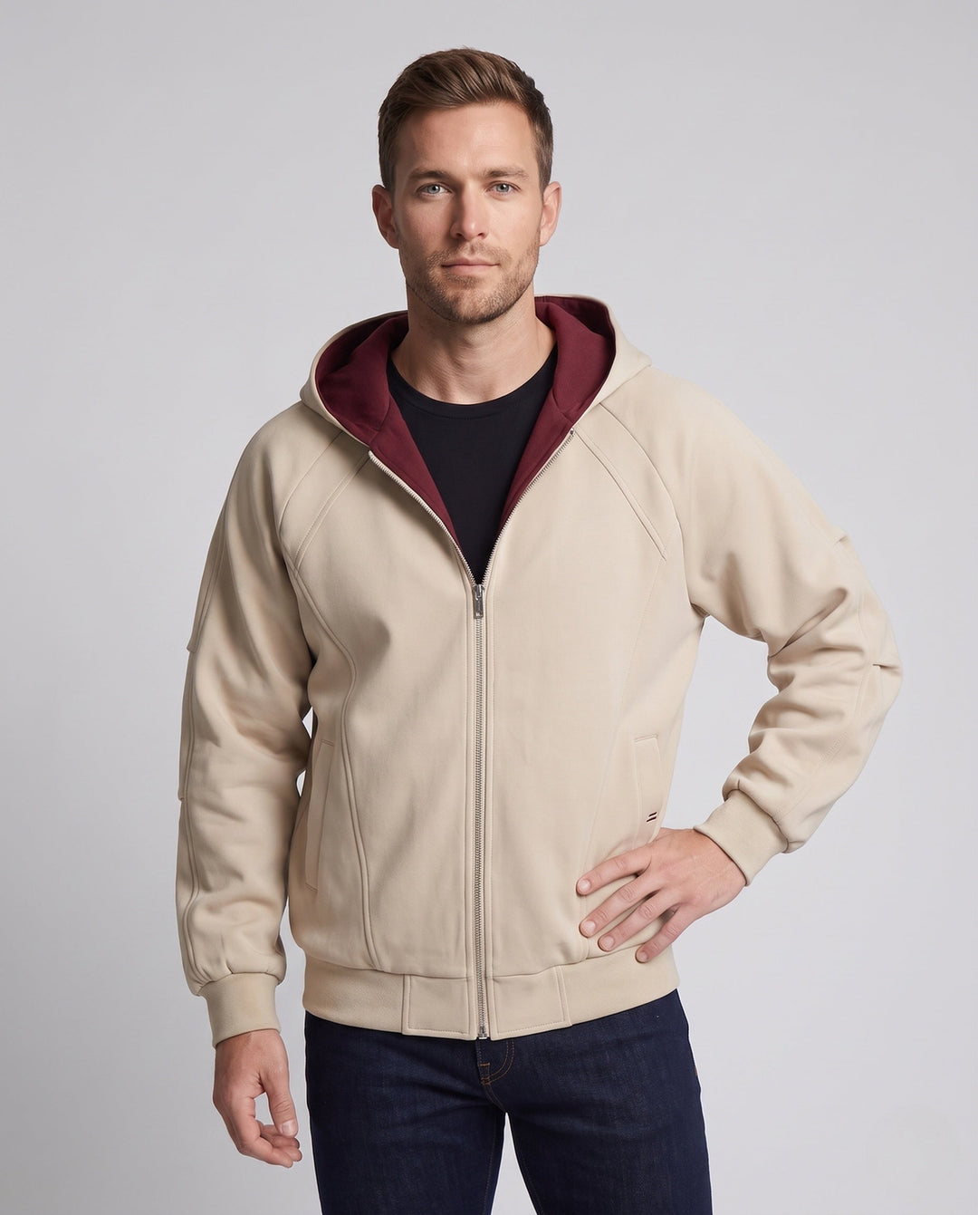 Men's Sporty Hoodie Jacket Hudson & Parker