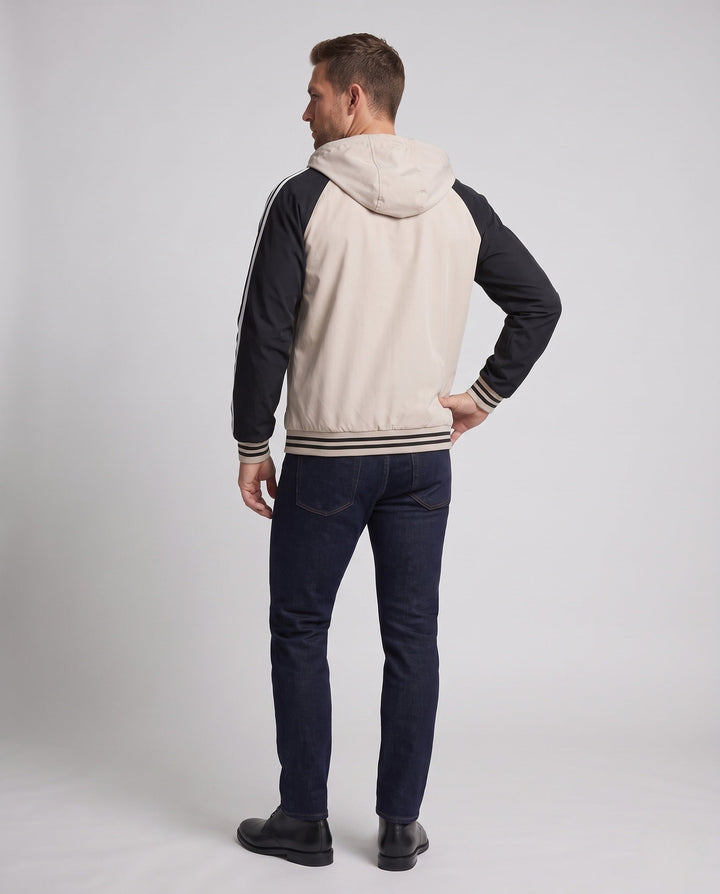 Men's sporty lightweight jacket with hood Hudson & Parker