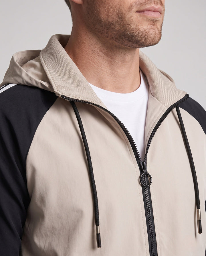 Men's sporty lightweight jacket with hood Hudson & Parker