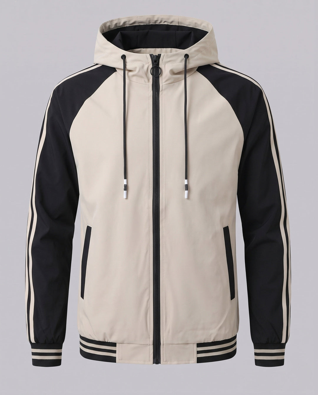 Men's sporty lightweight jacket with hood Hudson & Parker
