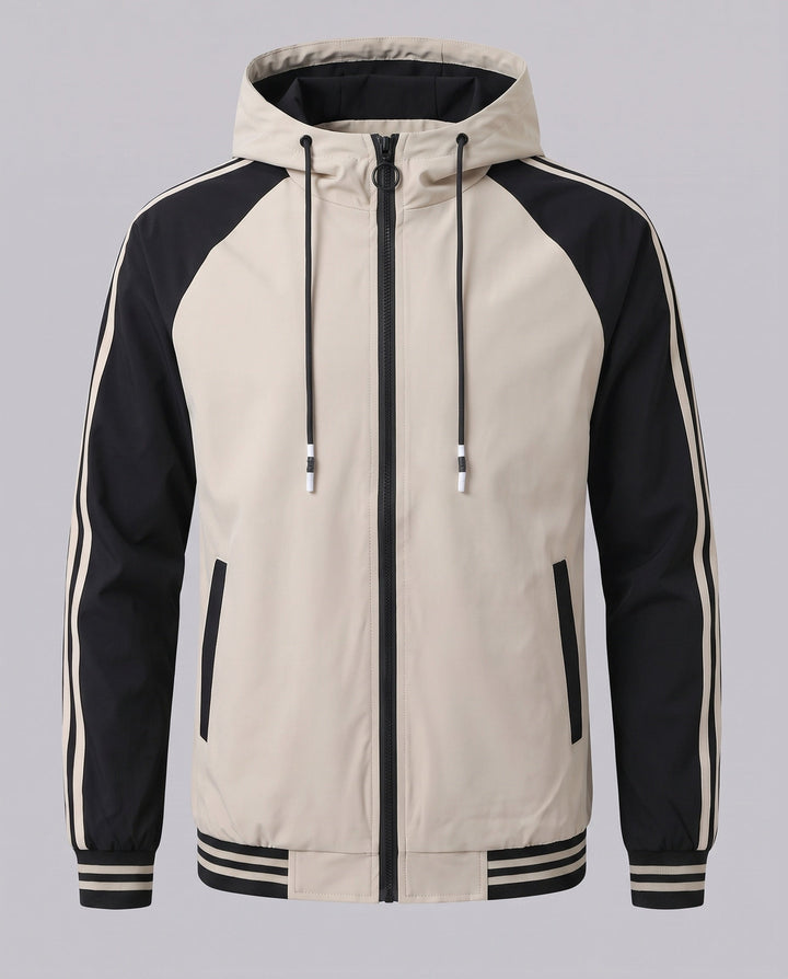 Men's sporty lightweight jacket with hood Hudson & Parker