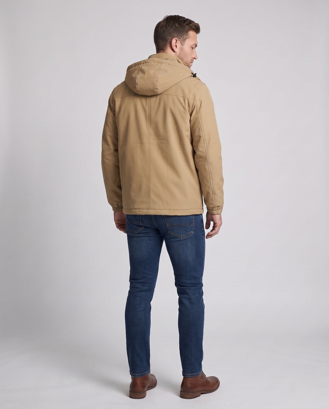 Men's Sporty Outdoor Jacket with Hood Hudson & Parker
