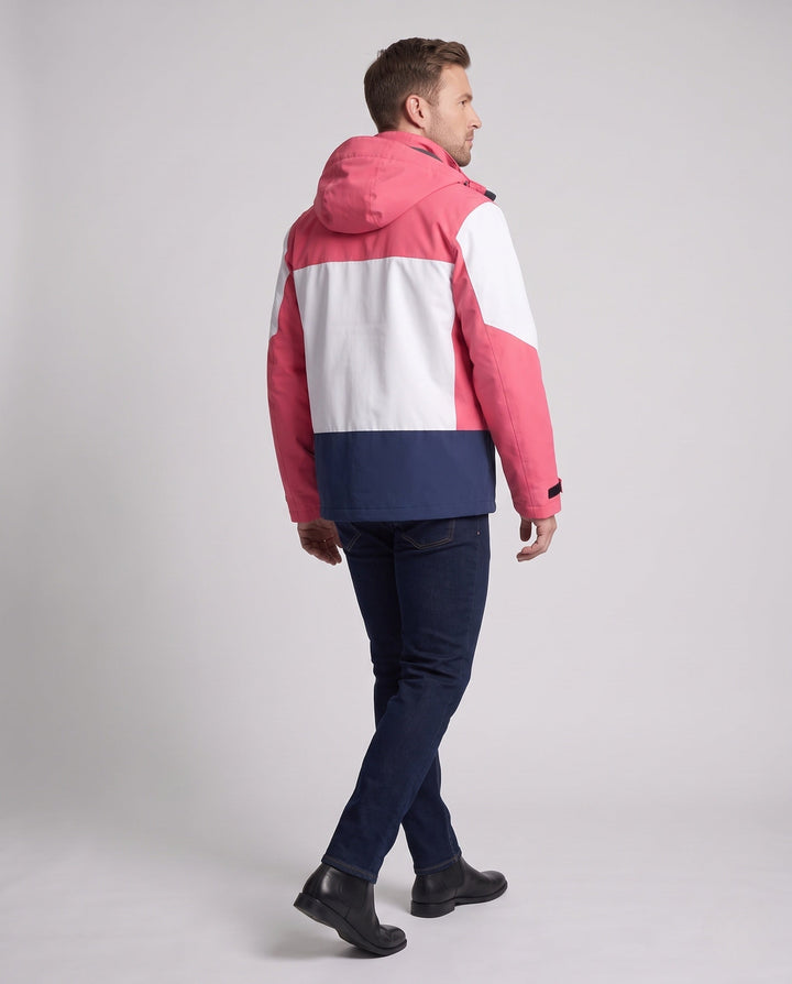 Men's sporty outdoor jacket with adjustable hood design Hudson & Parker