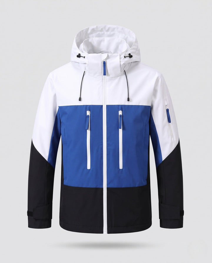 Men's sporty outdoor jacket with adjustable hood design Hudson & Parker