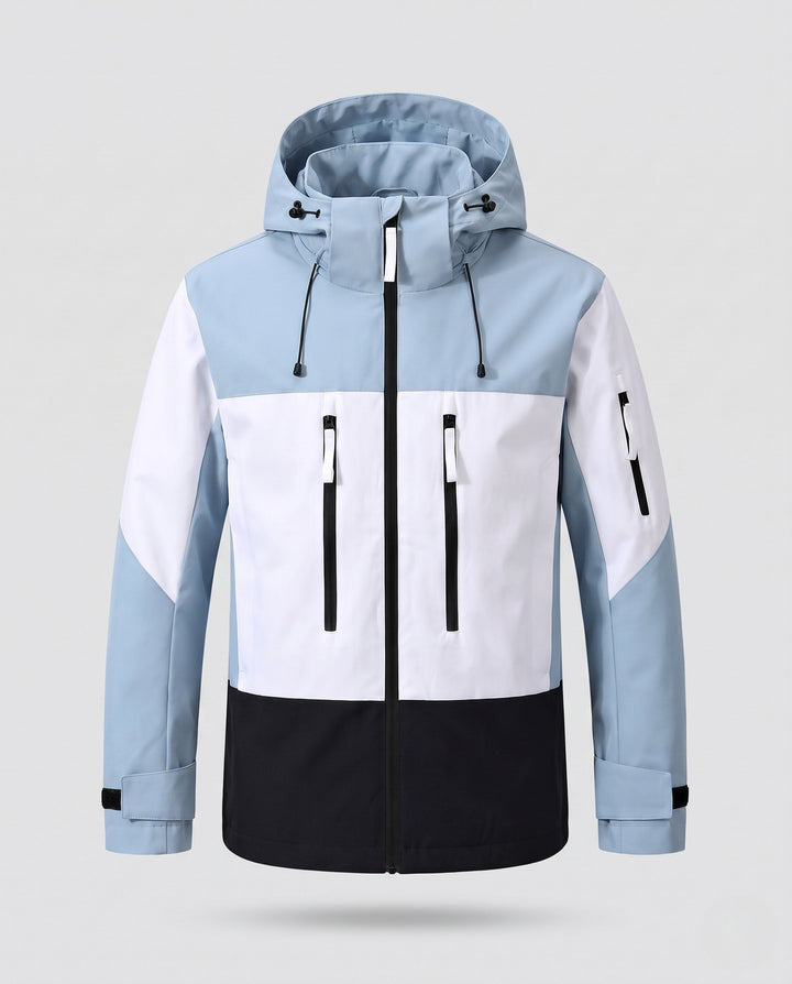 Men's sporty outdoor jacket with adjustable hood design Hudson & Parker