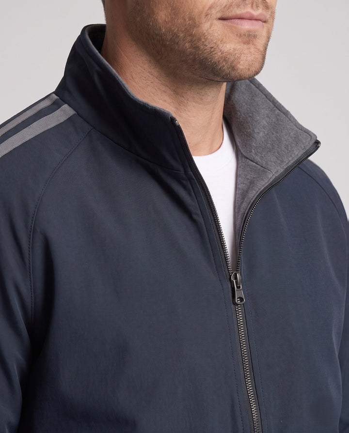 Men's sporty transitional jacket with practical pockets Hudson & Parker